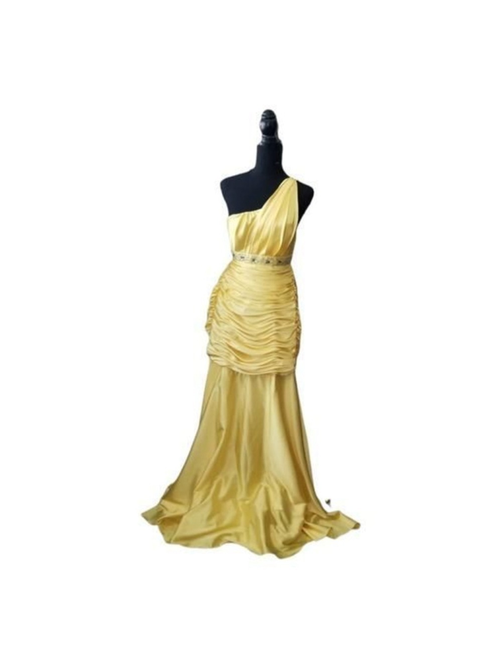 NARIANNA LADIES YELLOW FORMAL GOWN SIZE M